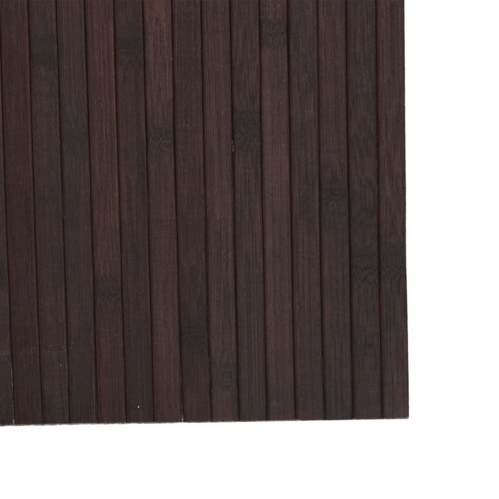 Room Divider Dark Brown 165x800 cm Bamboo